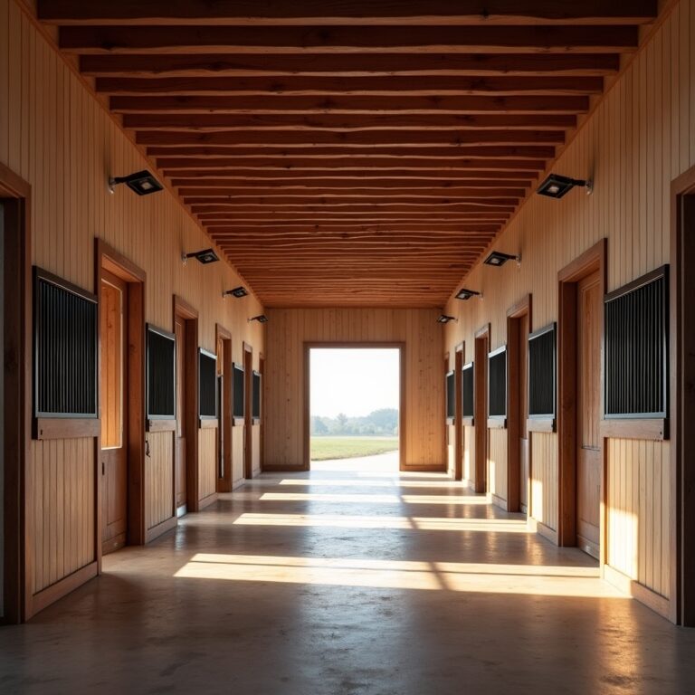 beautiful equine barn