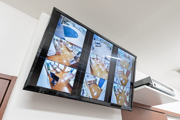 Surveillance video of a long-term care facility