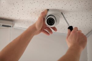 security camera, surveillance, installing cctv